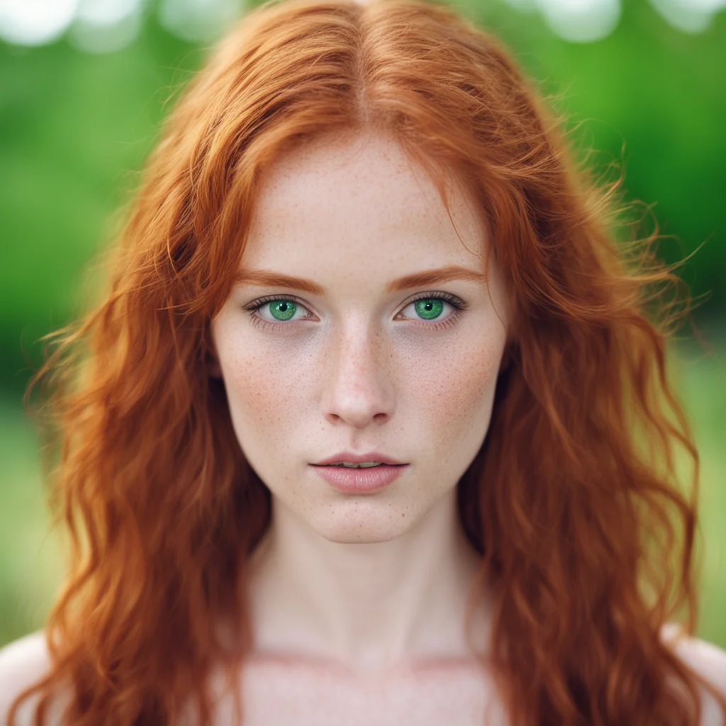 stunning freckled redhead girl green eyes good looking trending fantastic 1