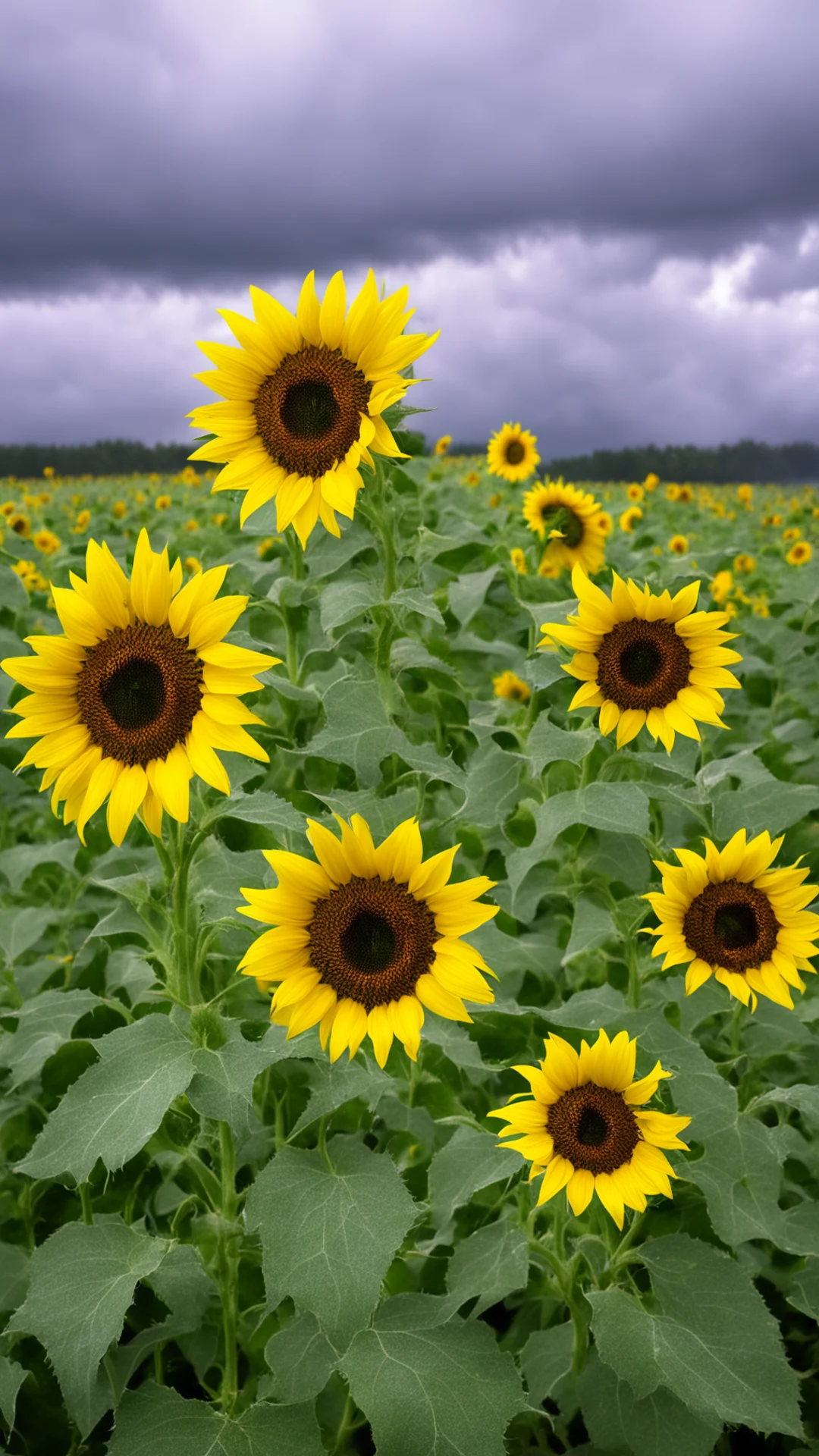 sunflowers in a heavy storm good looking trending fantastic 1 tall