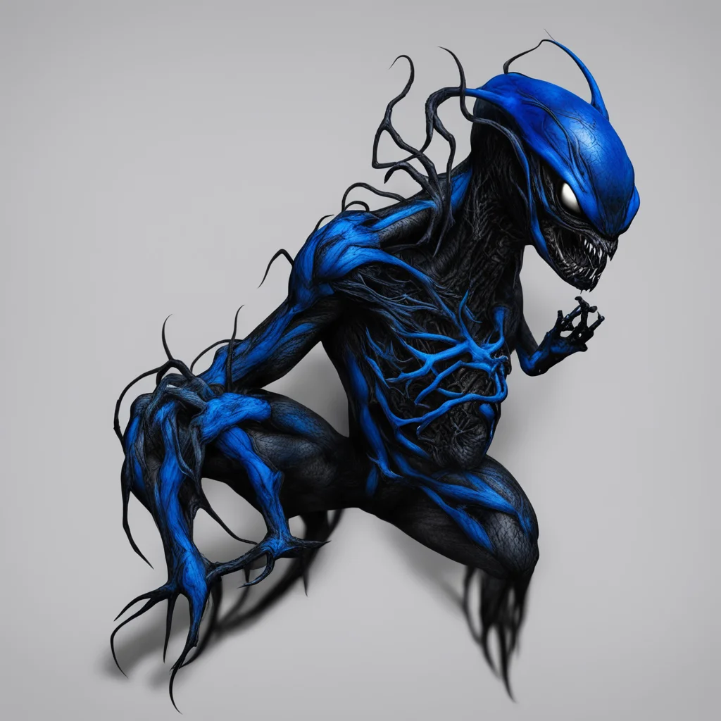 symbiote blue male