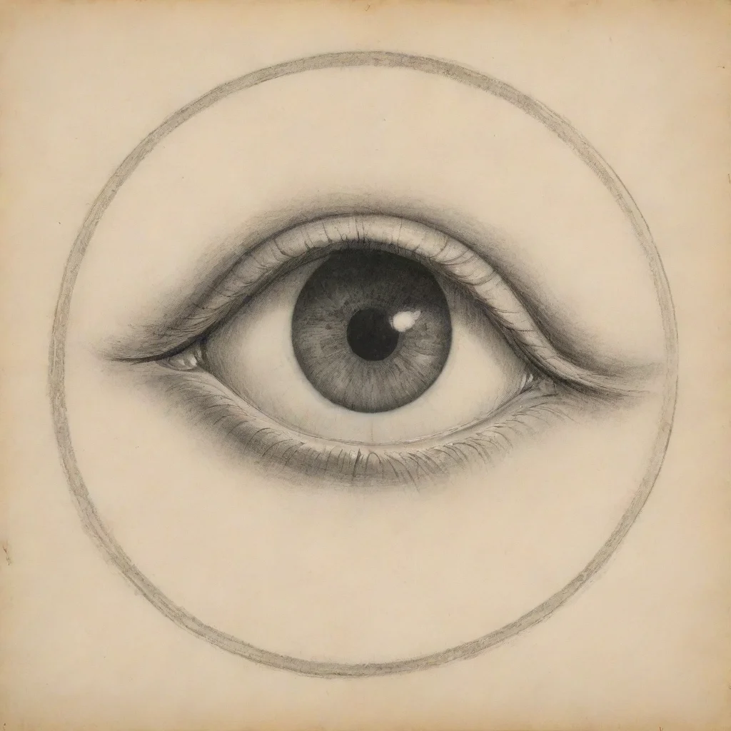 aisynbol circular archfey eye close drawing%2C antique 