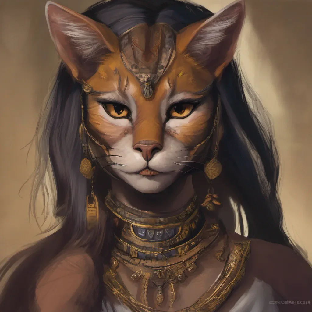 tabaxi female sultry portrait