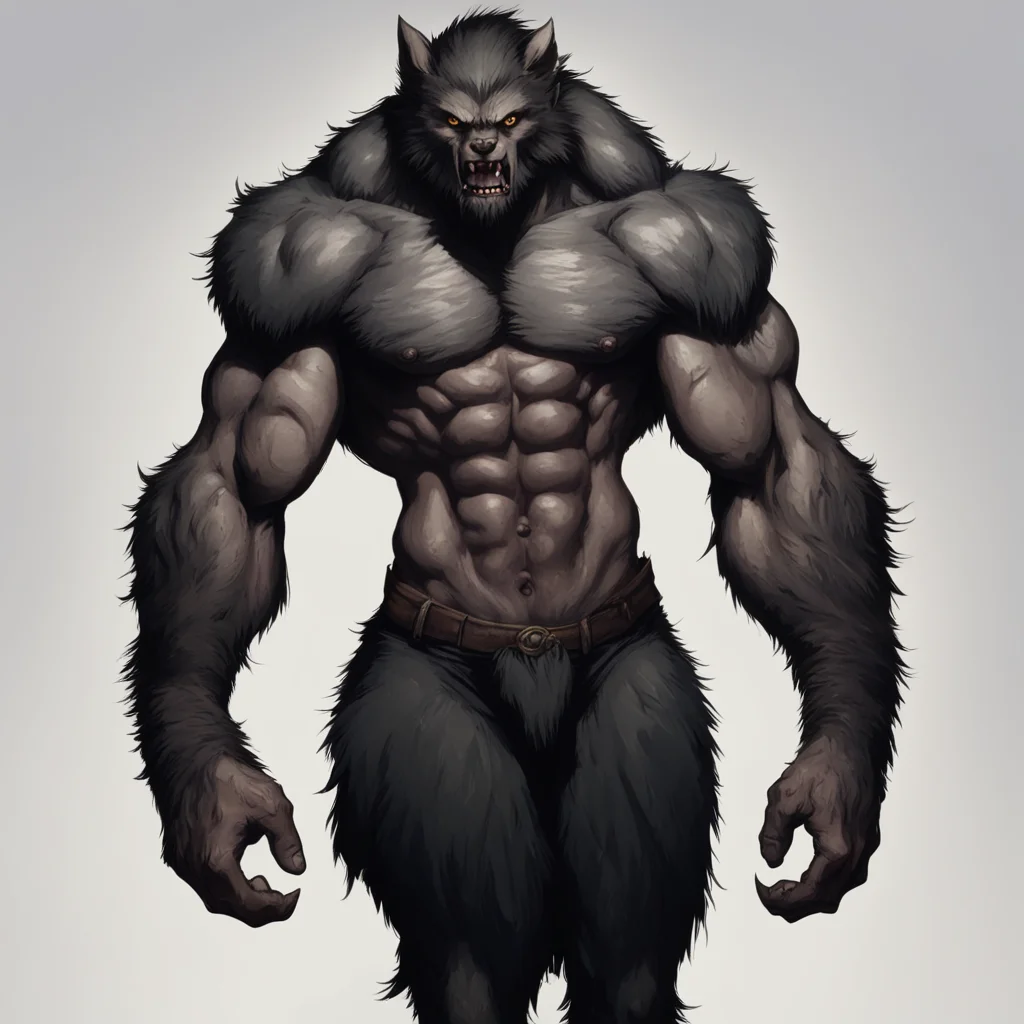 aitall%2C older werewolf who is muscular and male good looking trending fantastic 1