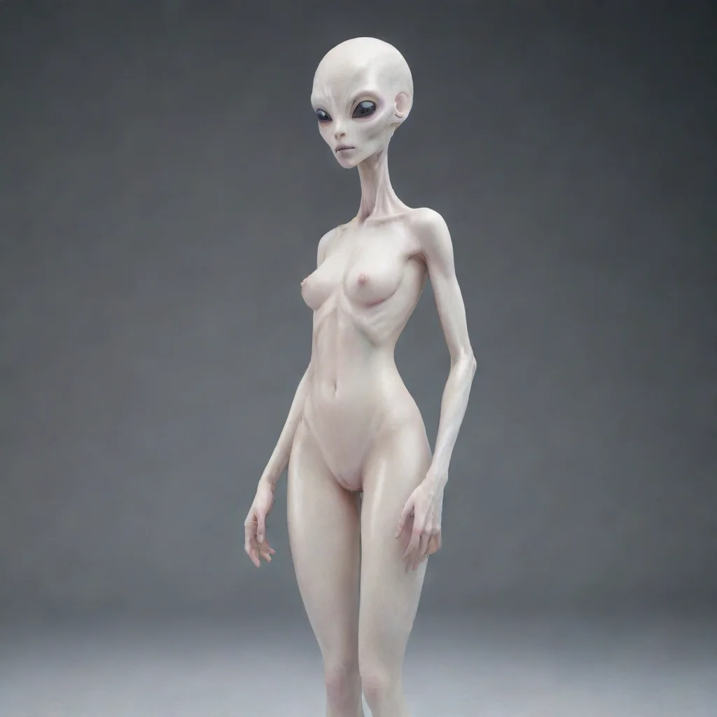 tall alien pale skin a pose