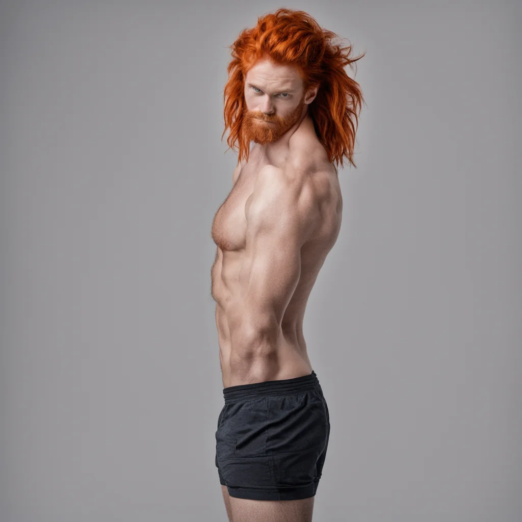 aitall athletic male red head amazing awesome portrait 2