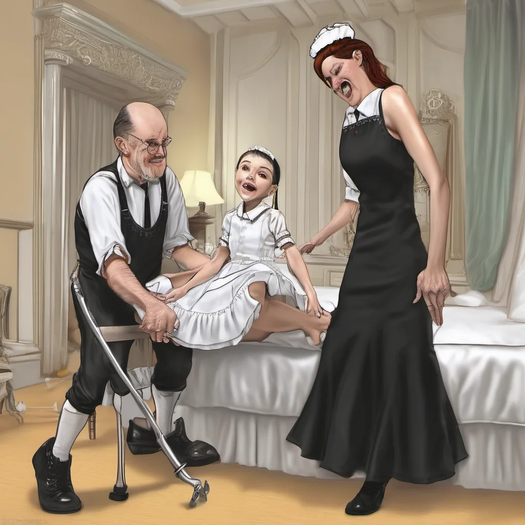 tallest giantess maid ever being tickled by shortest dwarf d seductive amazing awesome portrait 2