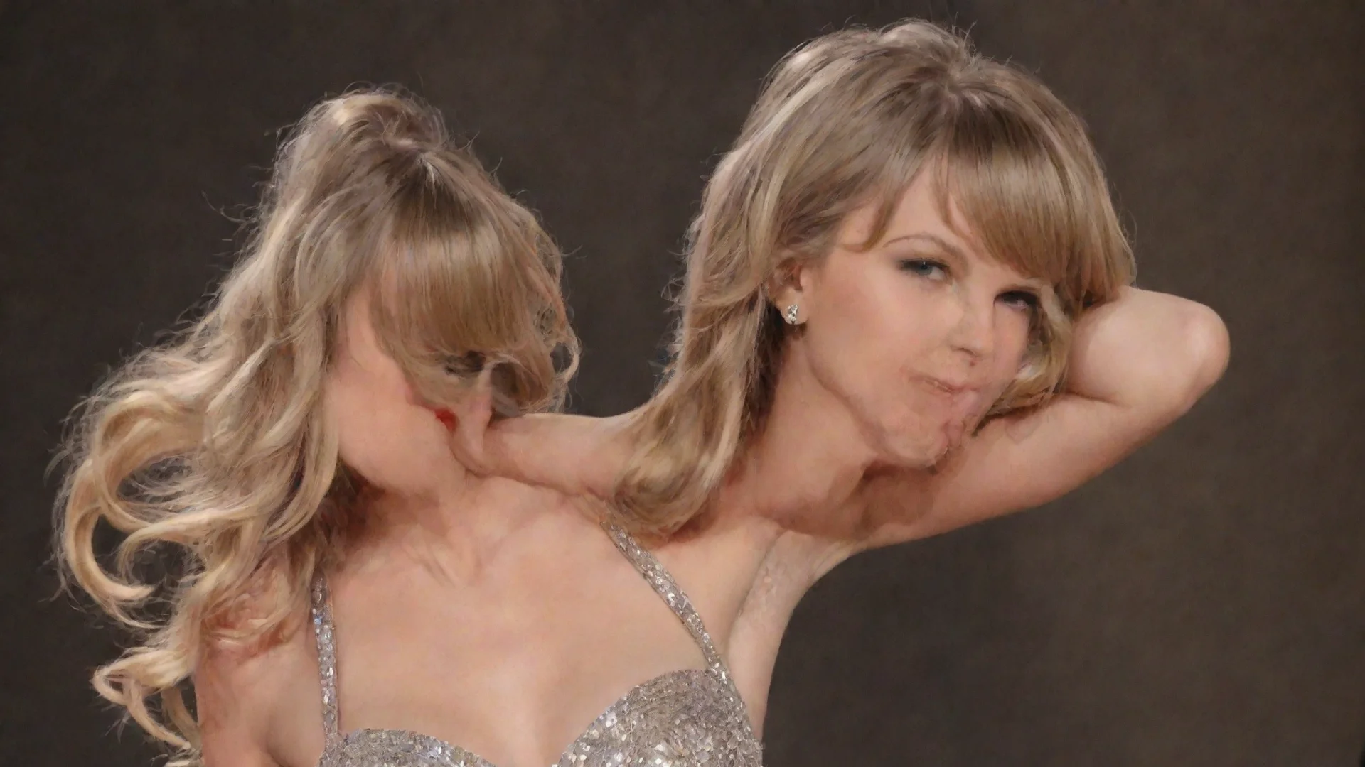 taylor swift arching wide