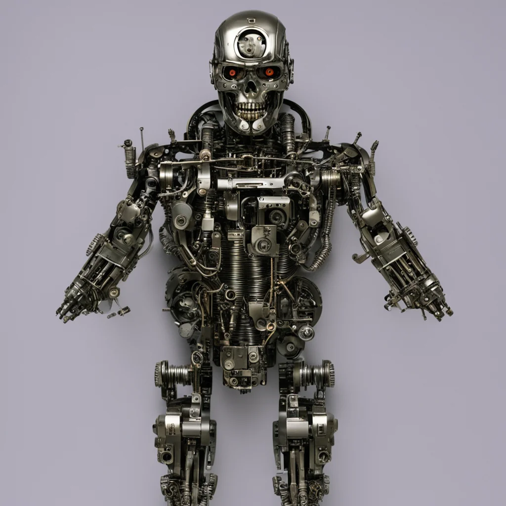 terminator made with clock parts confident engaging wow artstation art 3