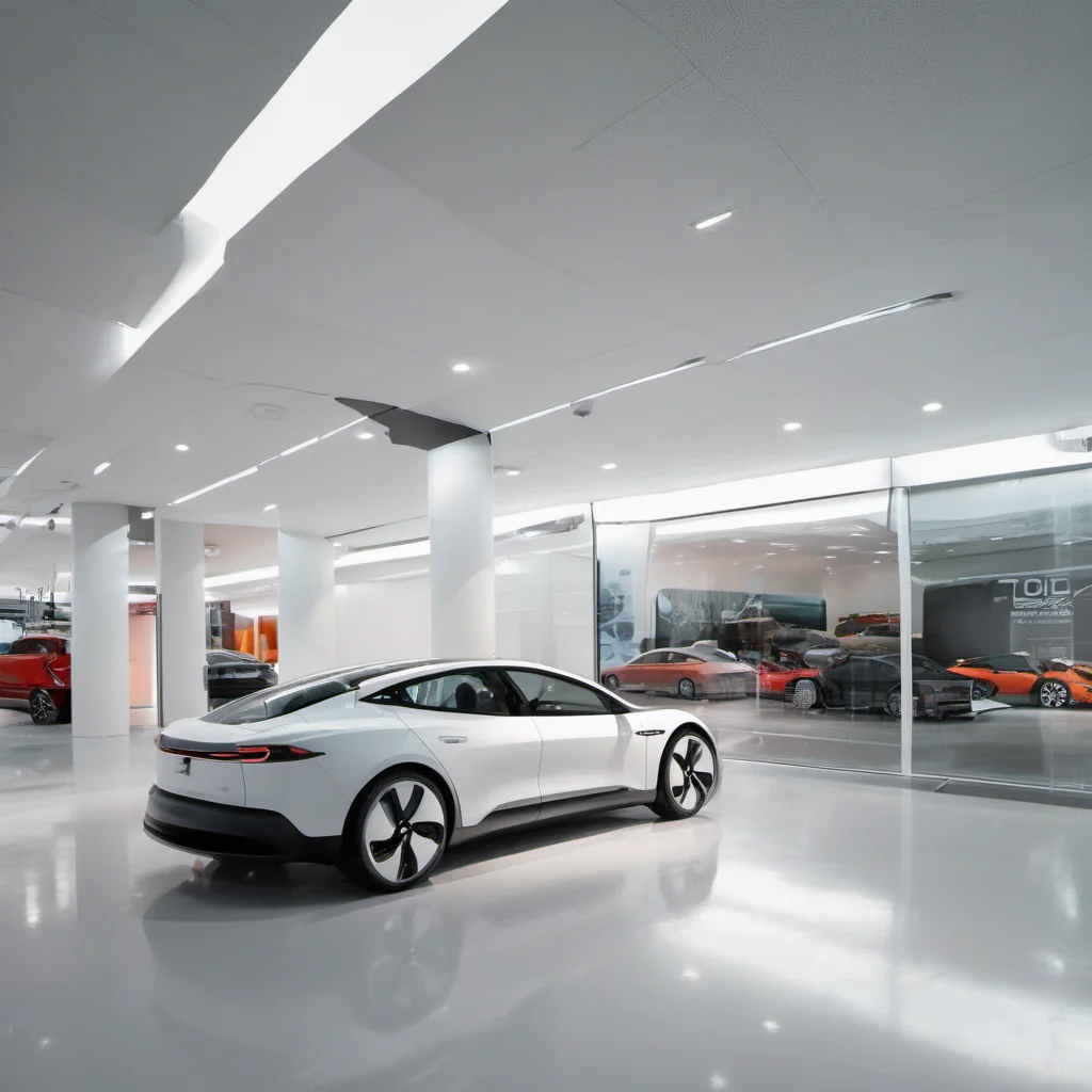 aithe electric car showroom of the future amazing awesome portrait 2