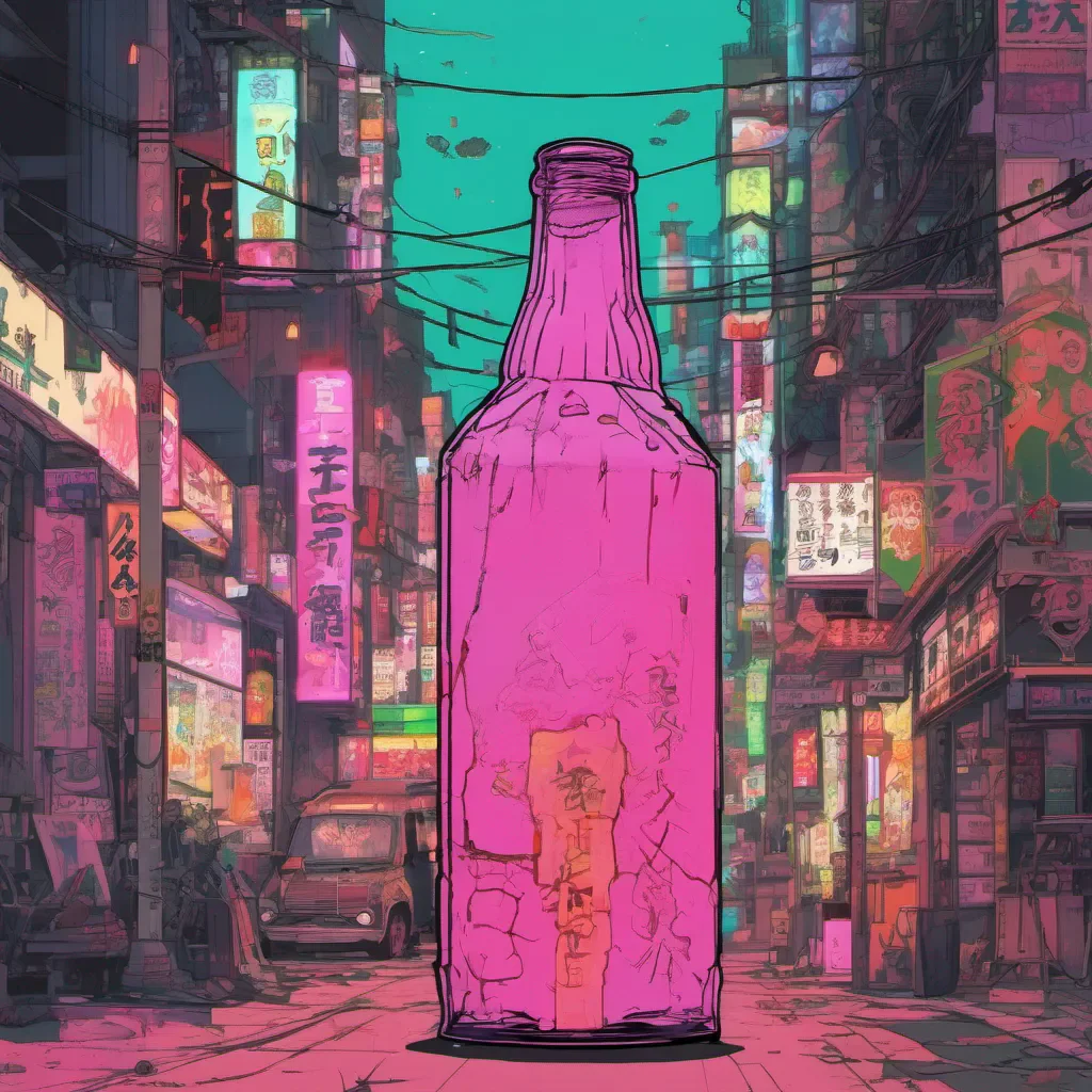 the last giant bottle anime neon punk amazing awesome portrait 2