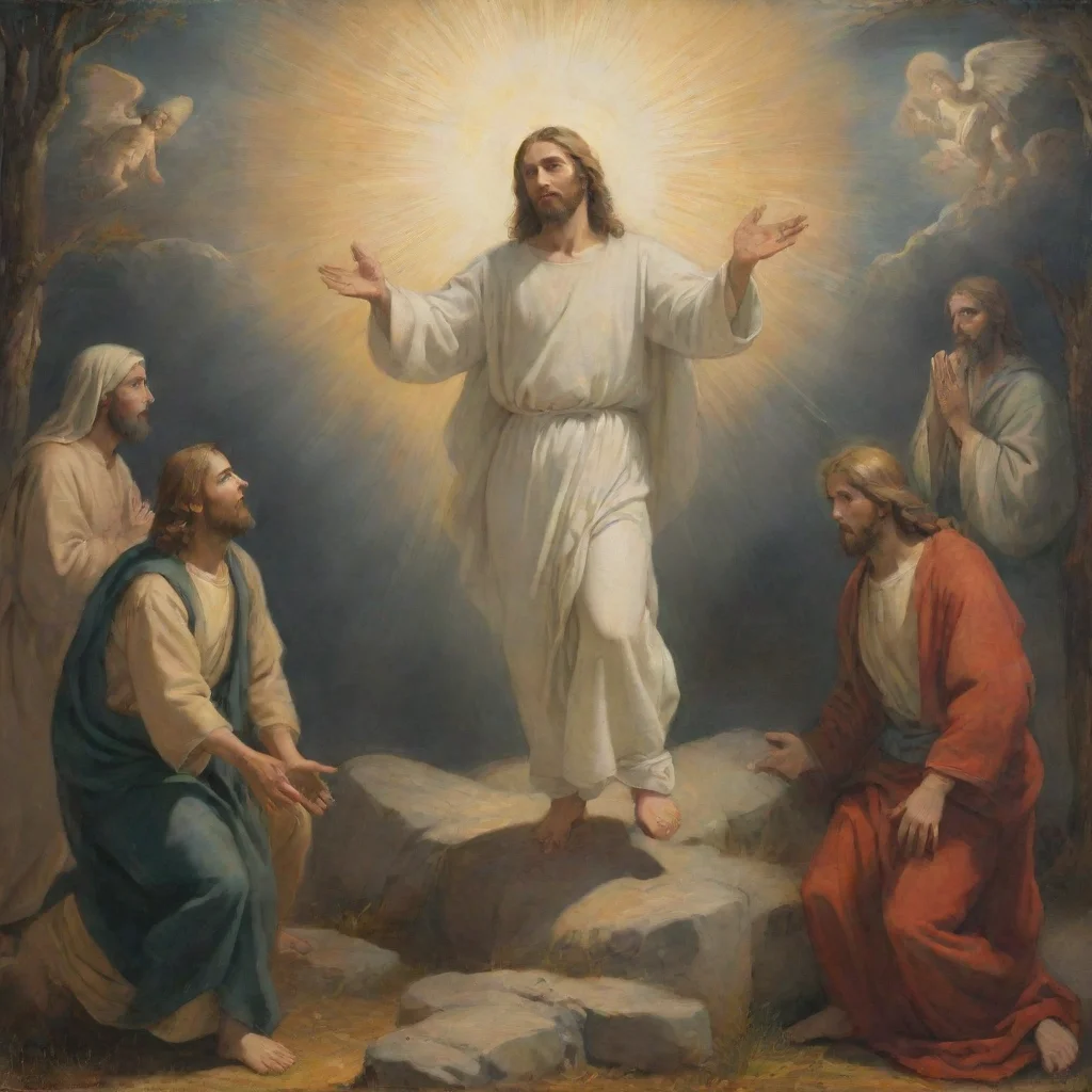 aithe transfiguration of jesus scene