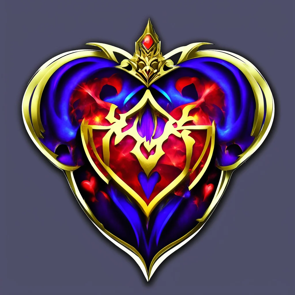 aithe words %22royal hearts%22 in blazblue%27s logo style