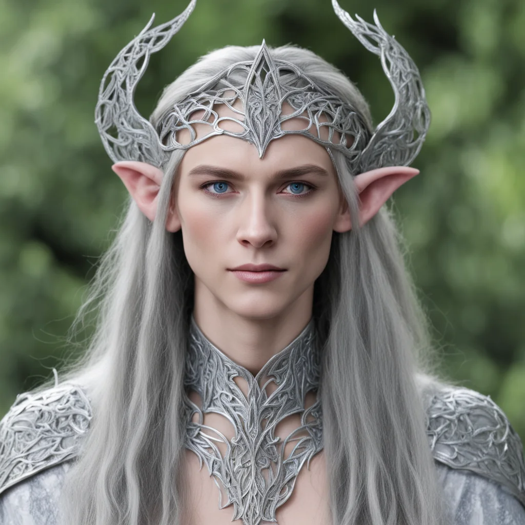 aithingol with silver wood elf circlet good looking trending fantastic 1