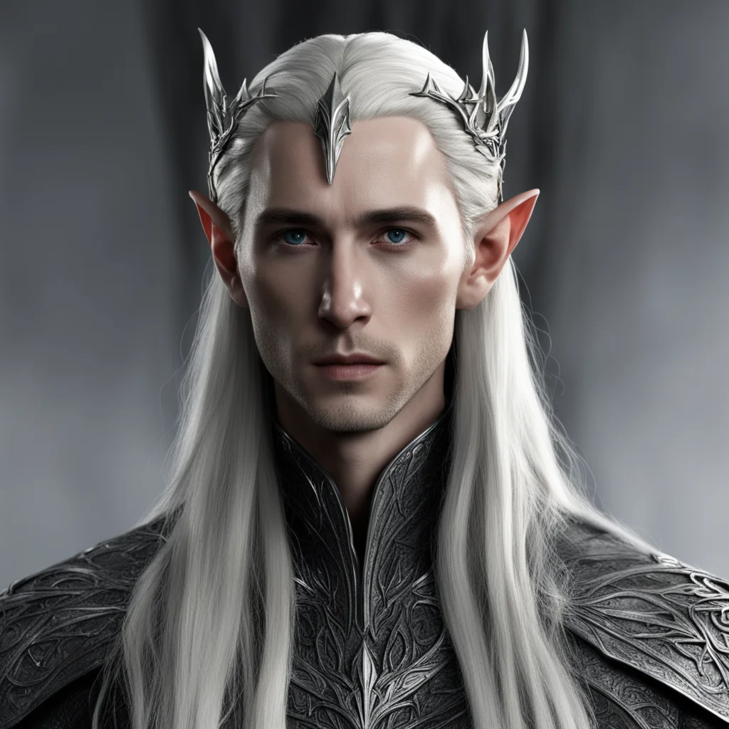 aithranduil with silver circlet good looking trending fantastic 1