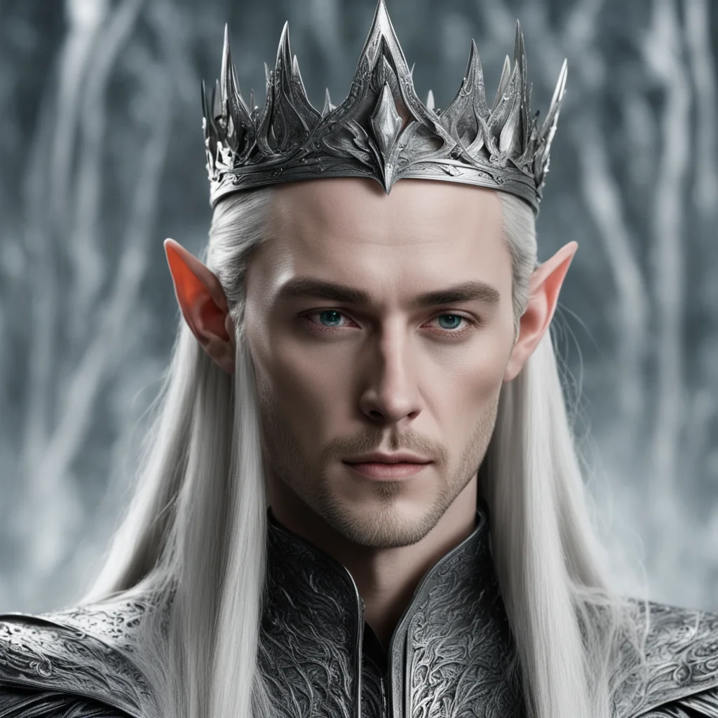 thranduil with silver crown