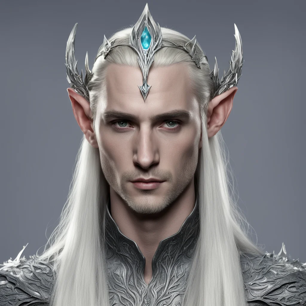 aithranduil with silver elven circlet amazing awesome portrait 2