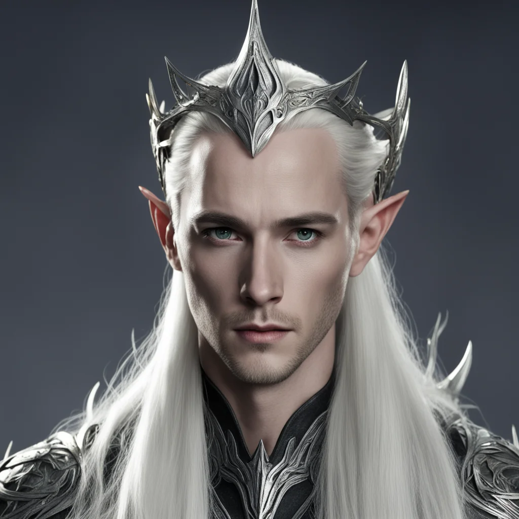 thranduil with silver elven circlet