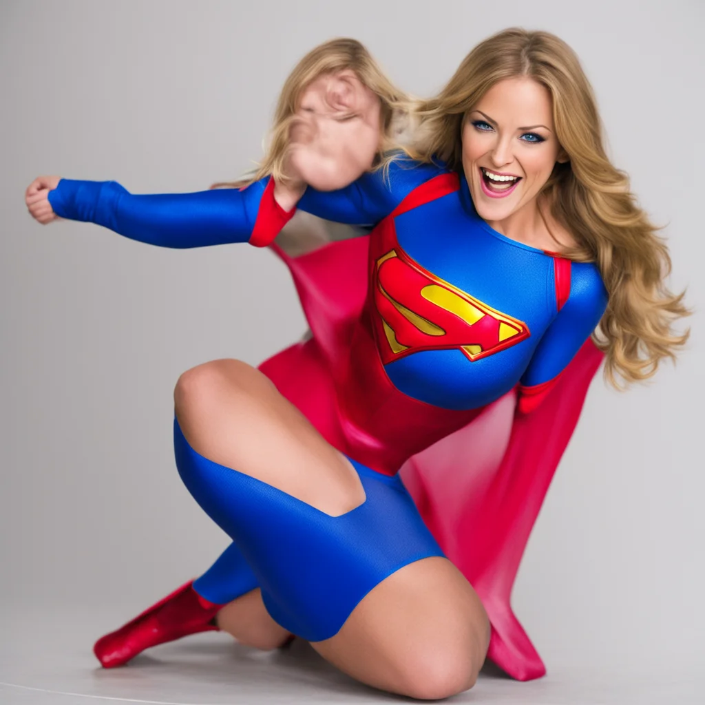 tickling supergirl