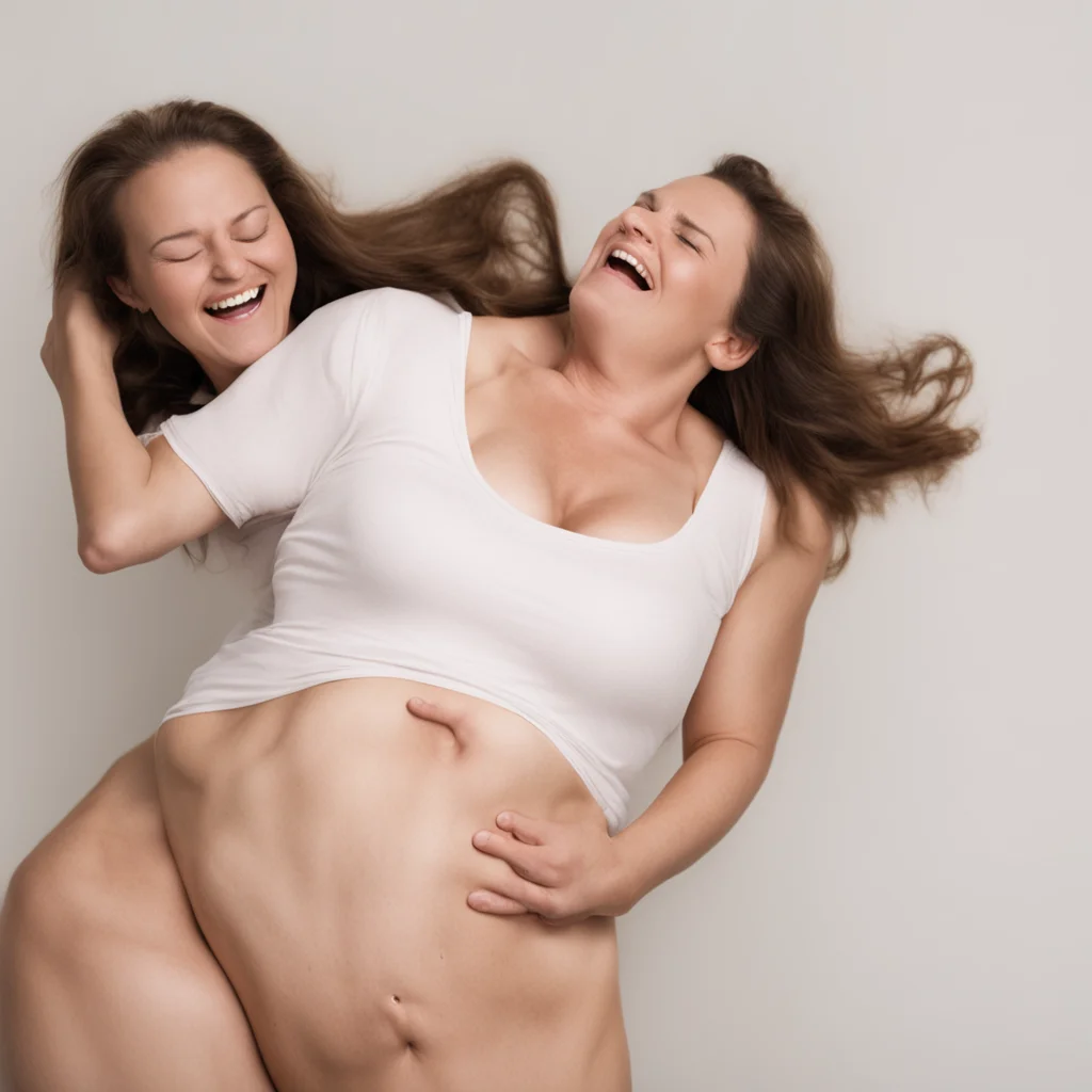 tickling woman belly