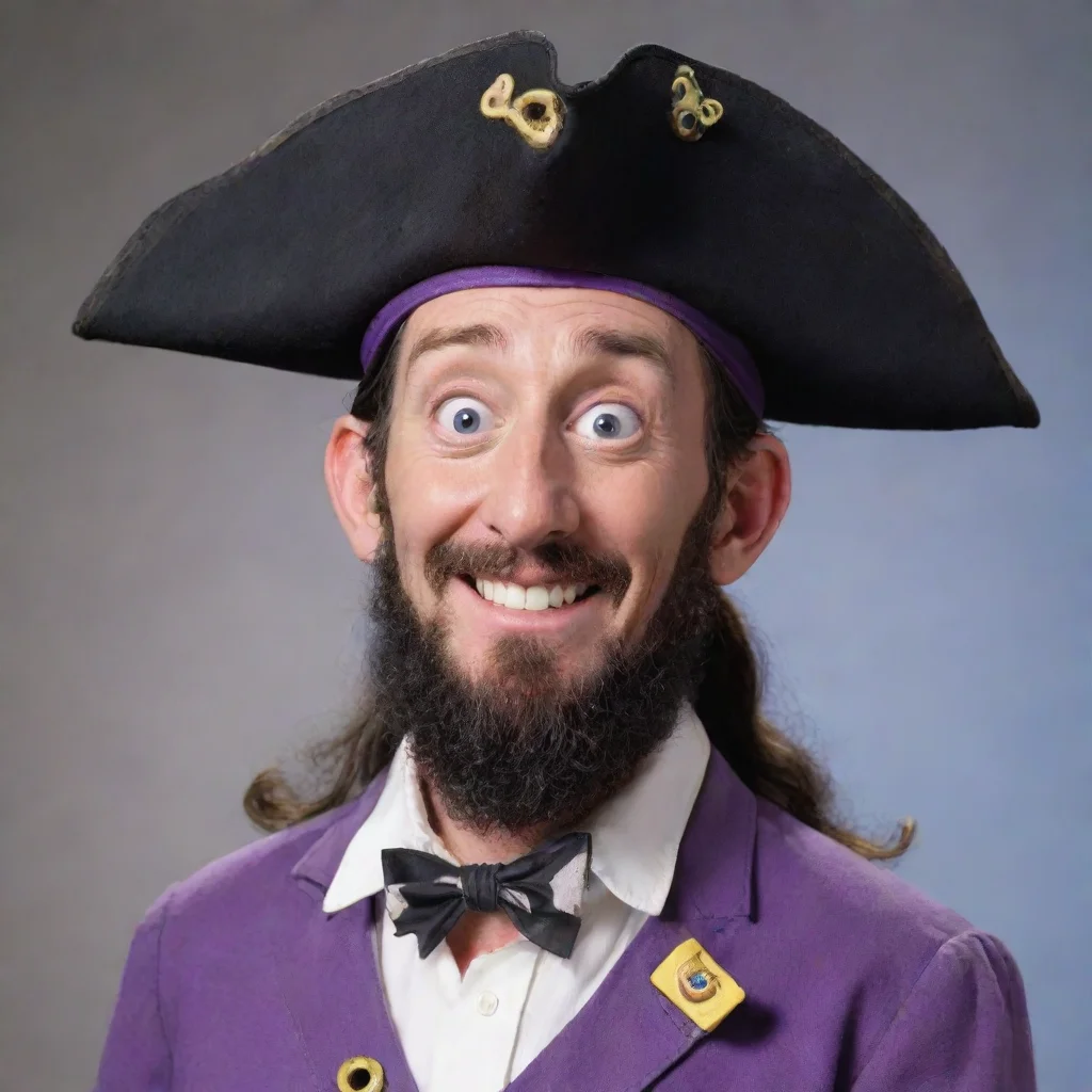 tom kenny as patchy the pirate with a long black beard