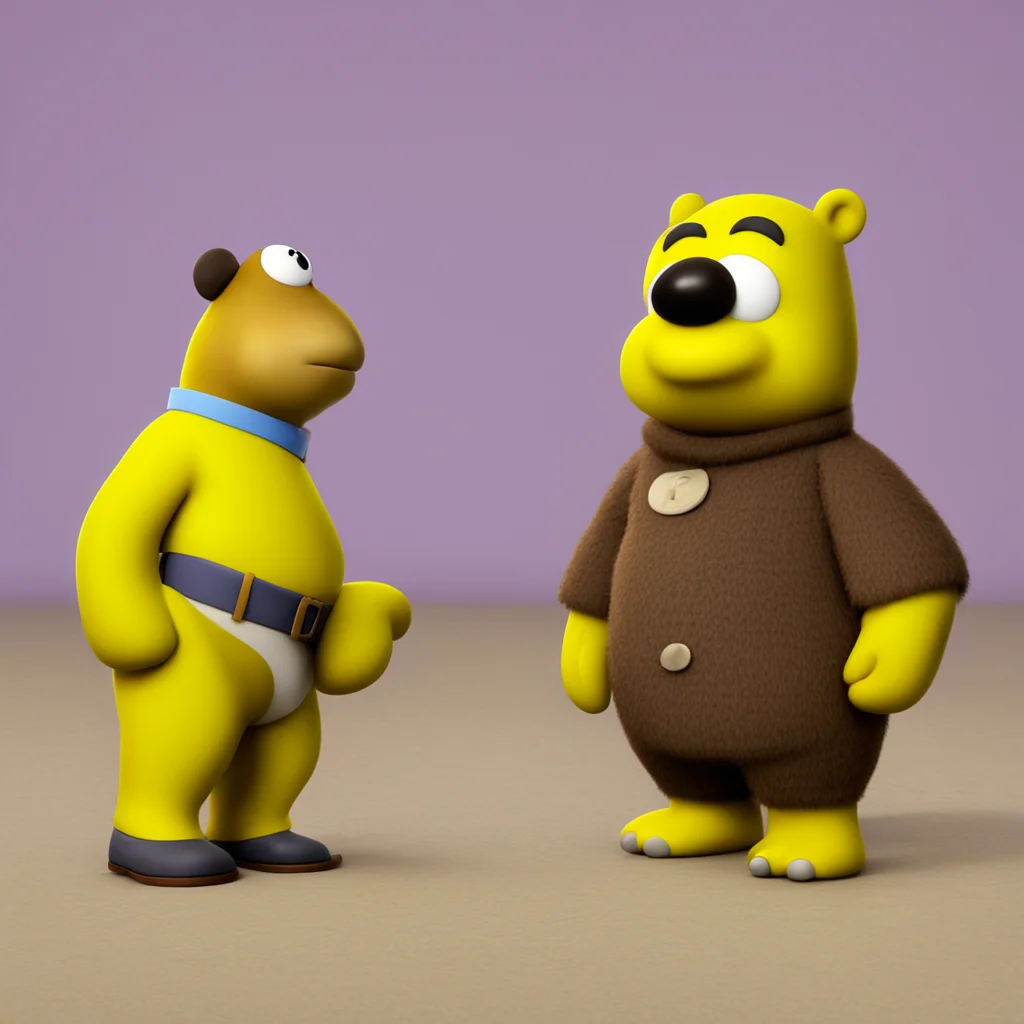 aitom nook and homer simpson confident engaging wow artstation art 3