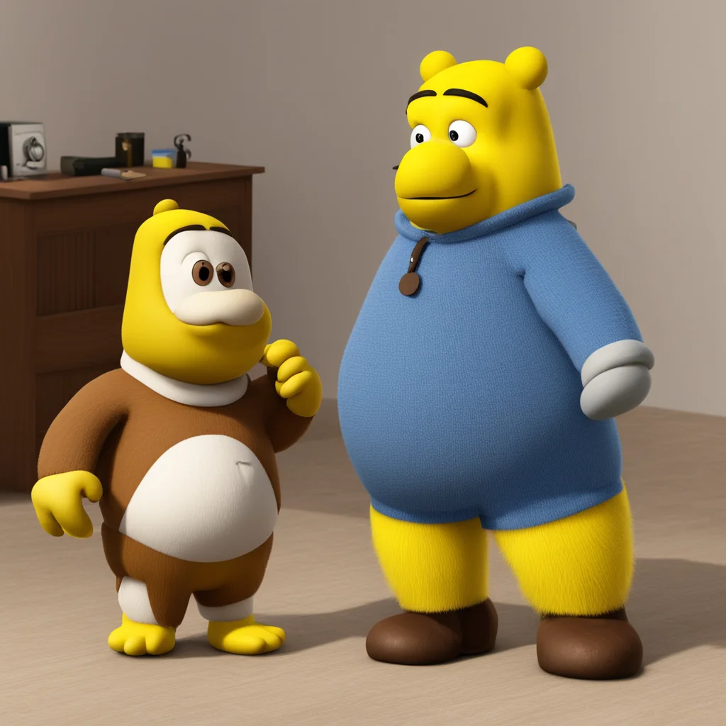 tom nook and homer simpson