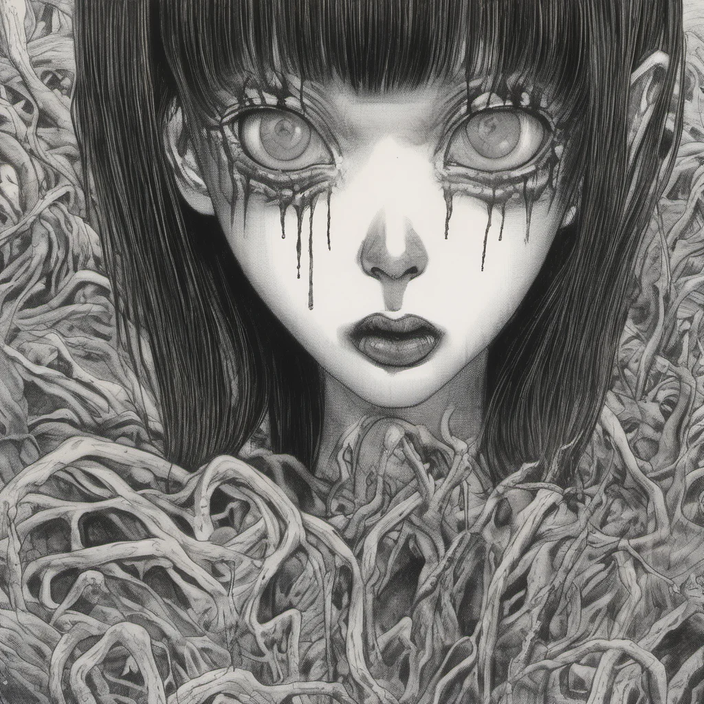 aitomie junji ito%2C realistic 