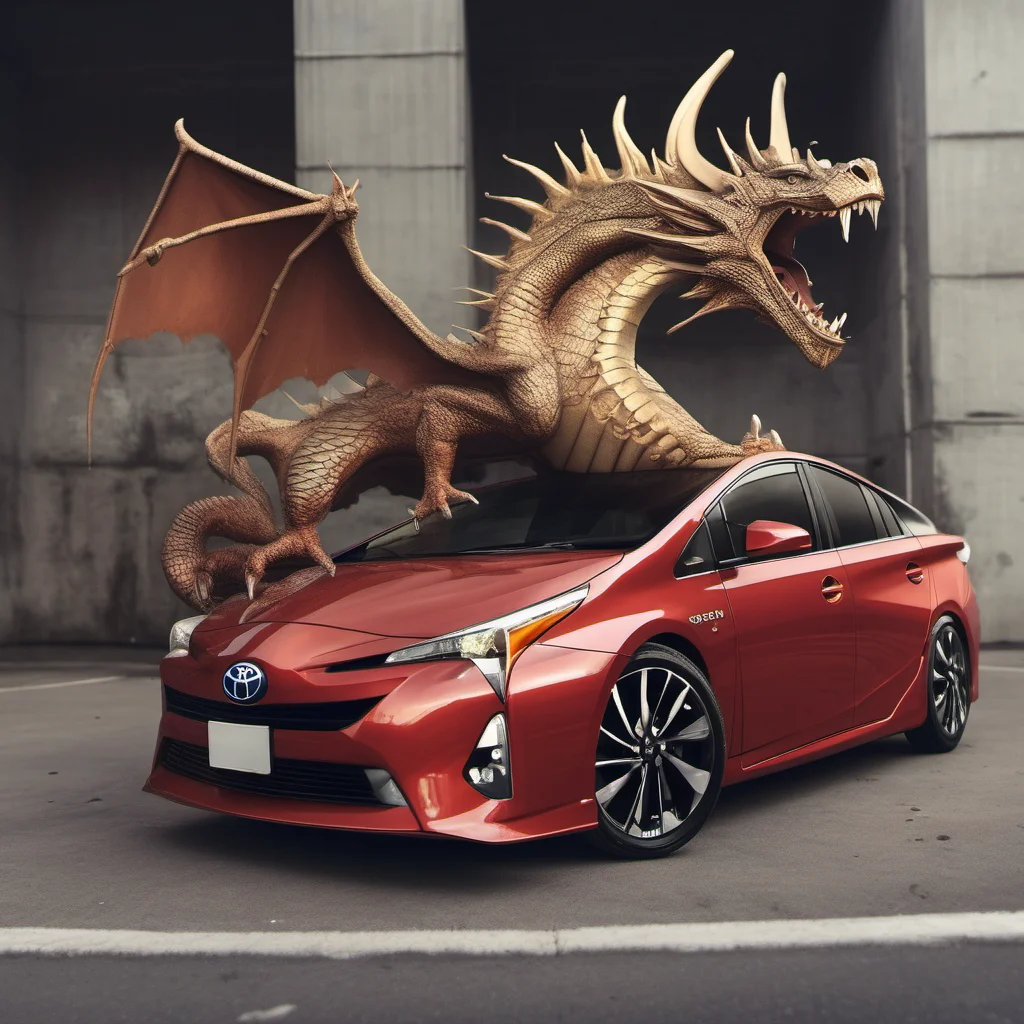 aitoyota prius as a dragon good looking trending fantastic 1