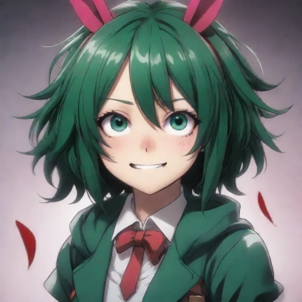 aitrending  my hero academia deku%27s yandere sister good looking fantastic 1