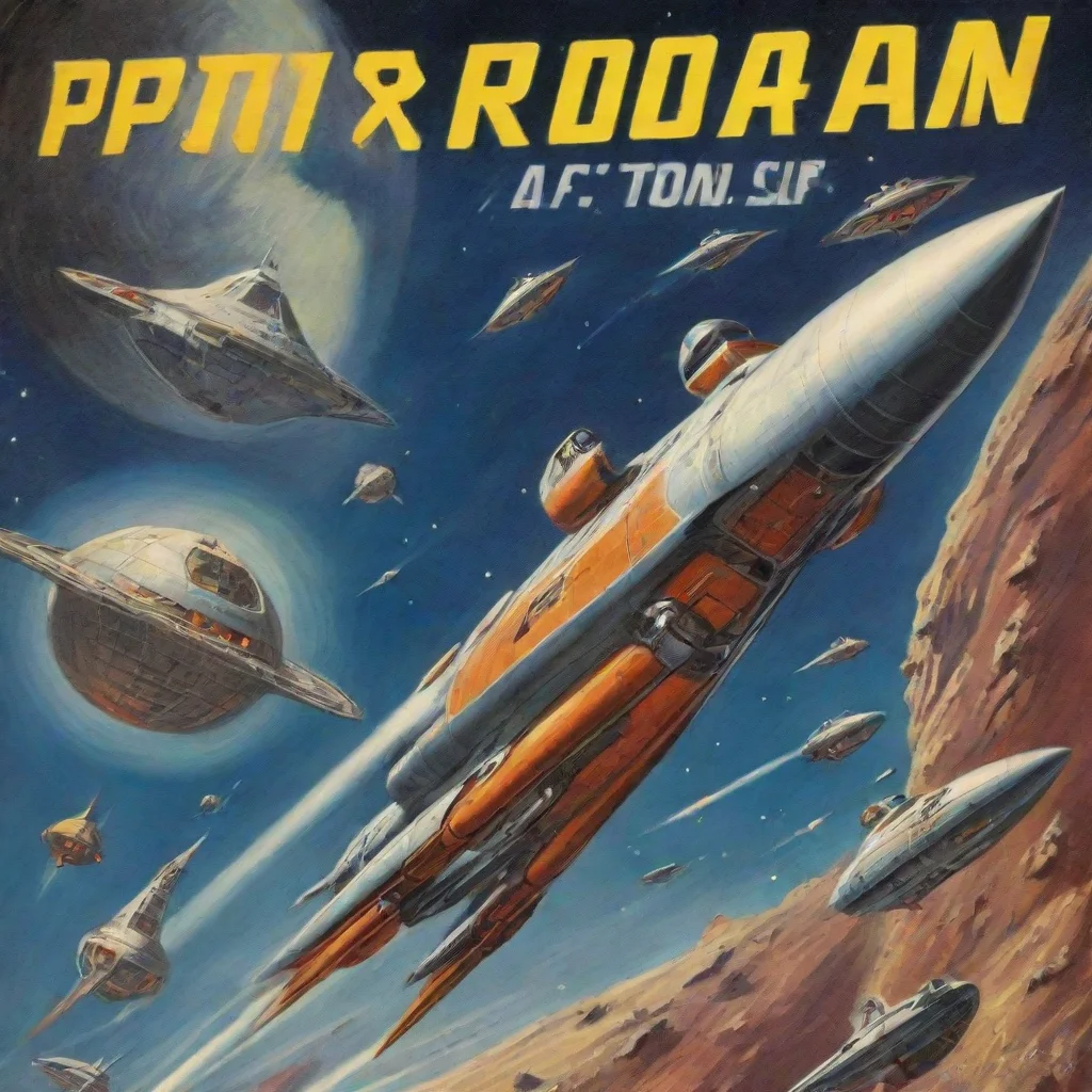 aitrending  perry rhodan%2C action cover%2C space ships%2C cartoon style art  good looking fantastic 1