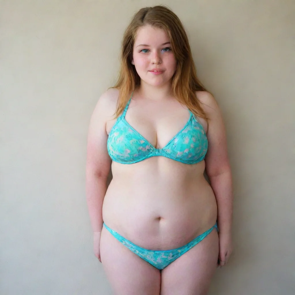 aitrending 18 yo bikini girl%2C overweight%2C hanging belly%2C beautiful face%2C mile  good looking fantastic 1
