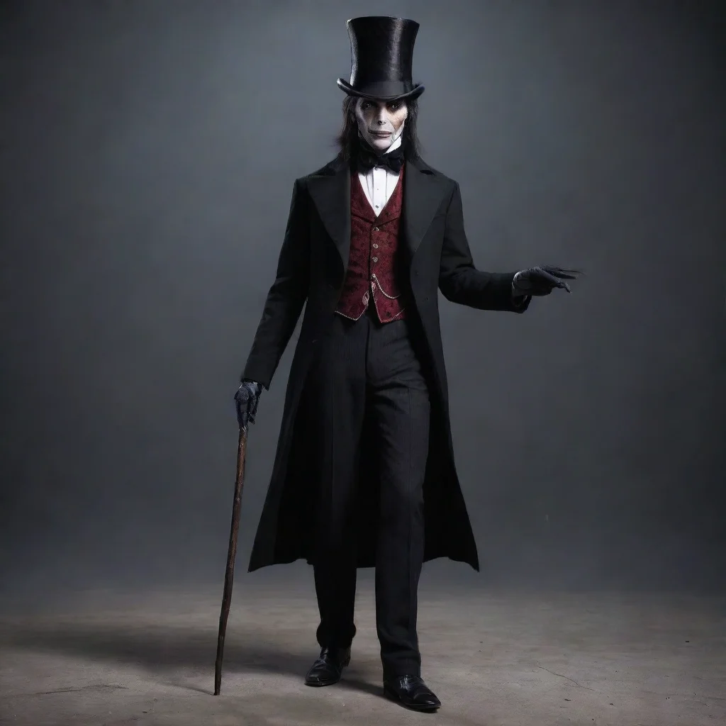 aitrending 1800s realistic vampire character top hat spooky cane walking stick old suit tails hd aesthetic good looking fantastic 1