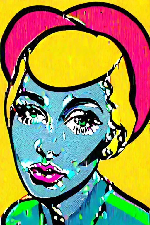 aitrending 1960s pop art of woman in bikini good looking fantastic 1