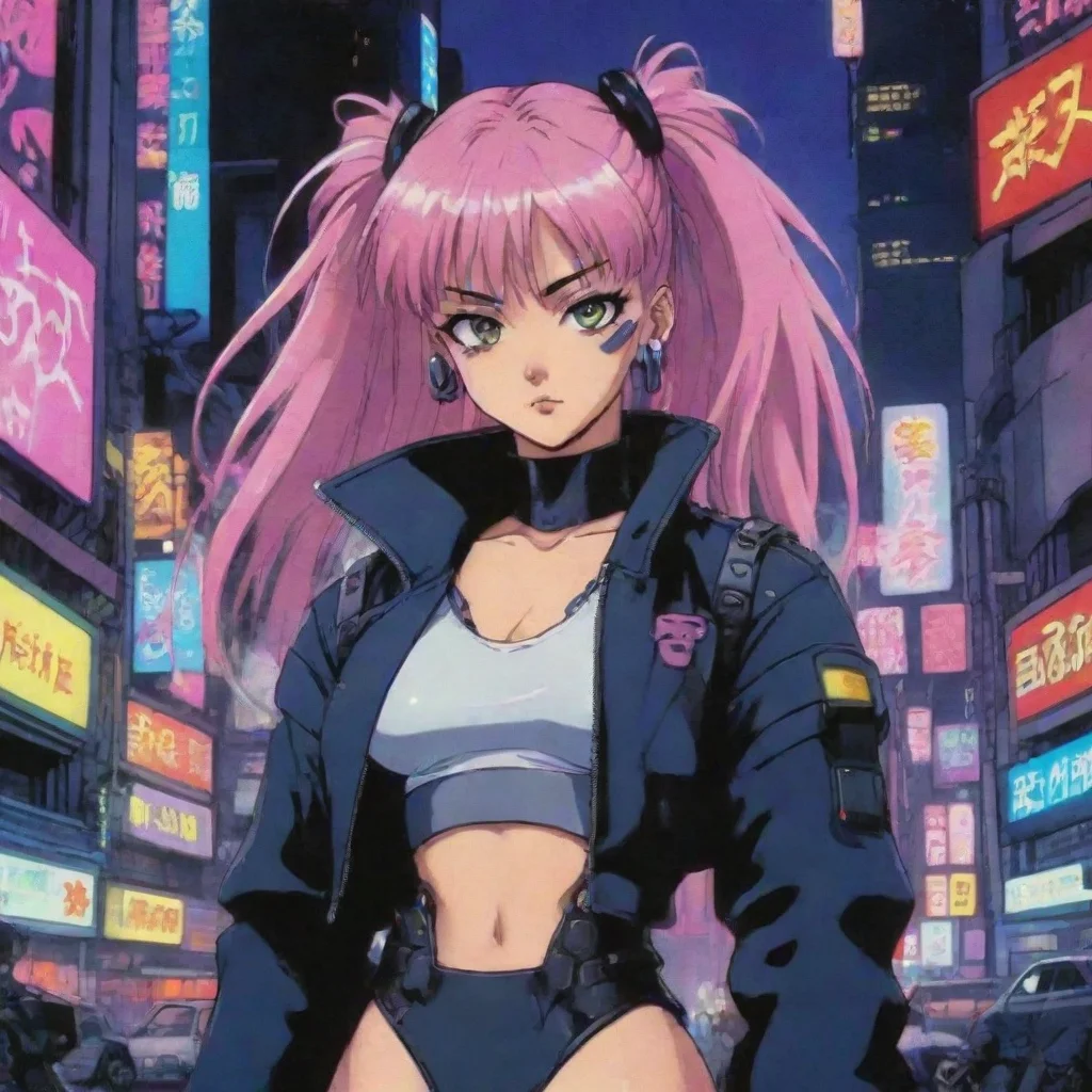 trending 90s anime cyberpunk good looking fantastic 1