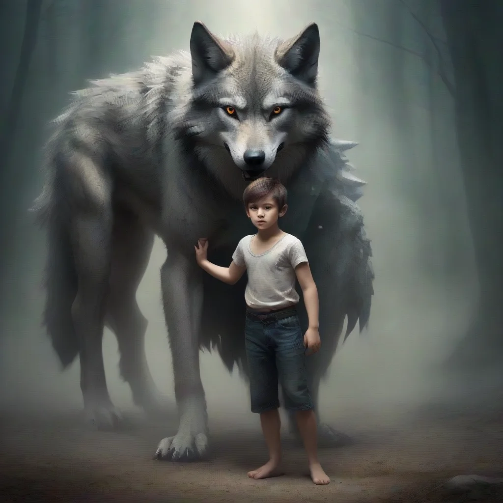 aitrending a boy transforme into a wolf good looking fantastic 1