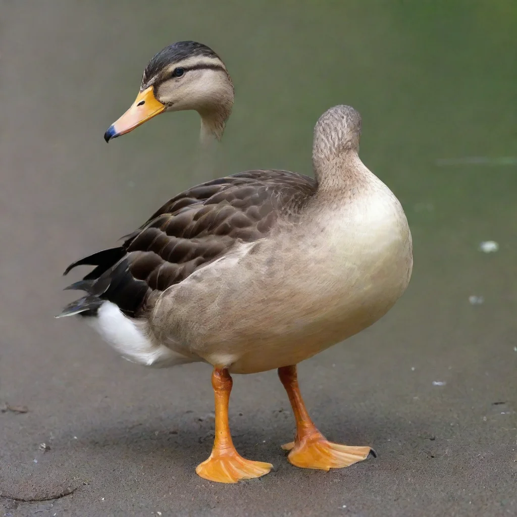 trending a duck with 3 legs good looking fantastic 1