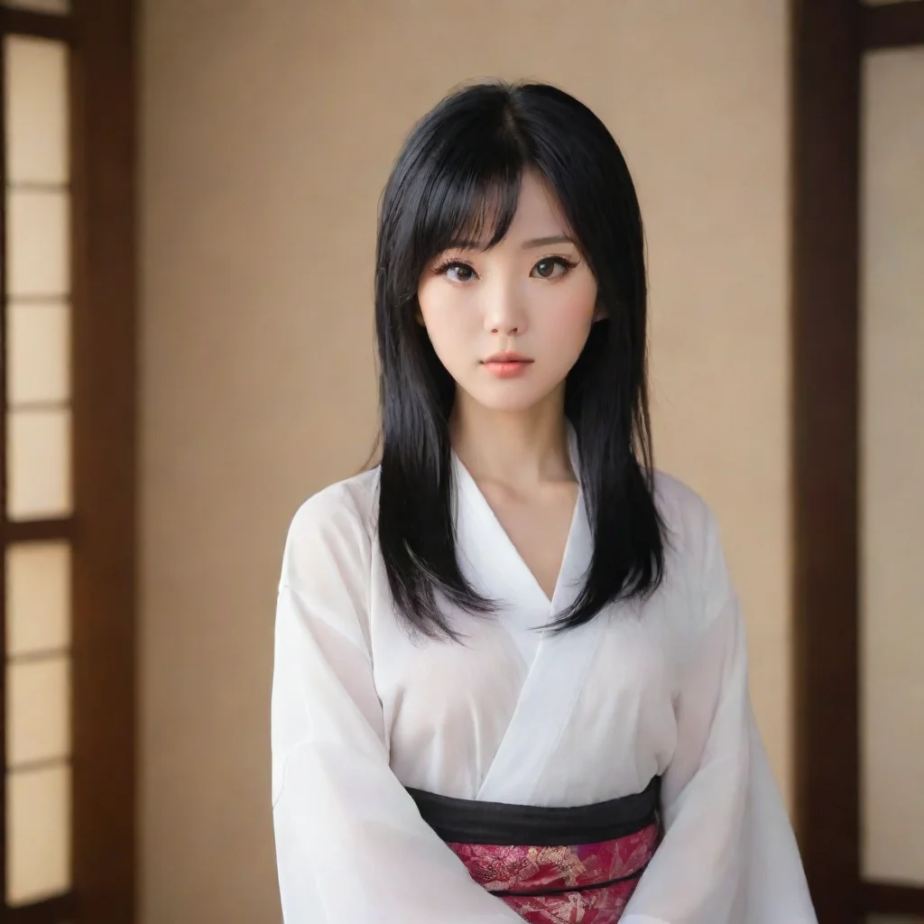aitrending a ethereal japanese female submissve black hair hd  good looking fantastic 1