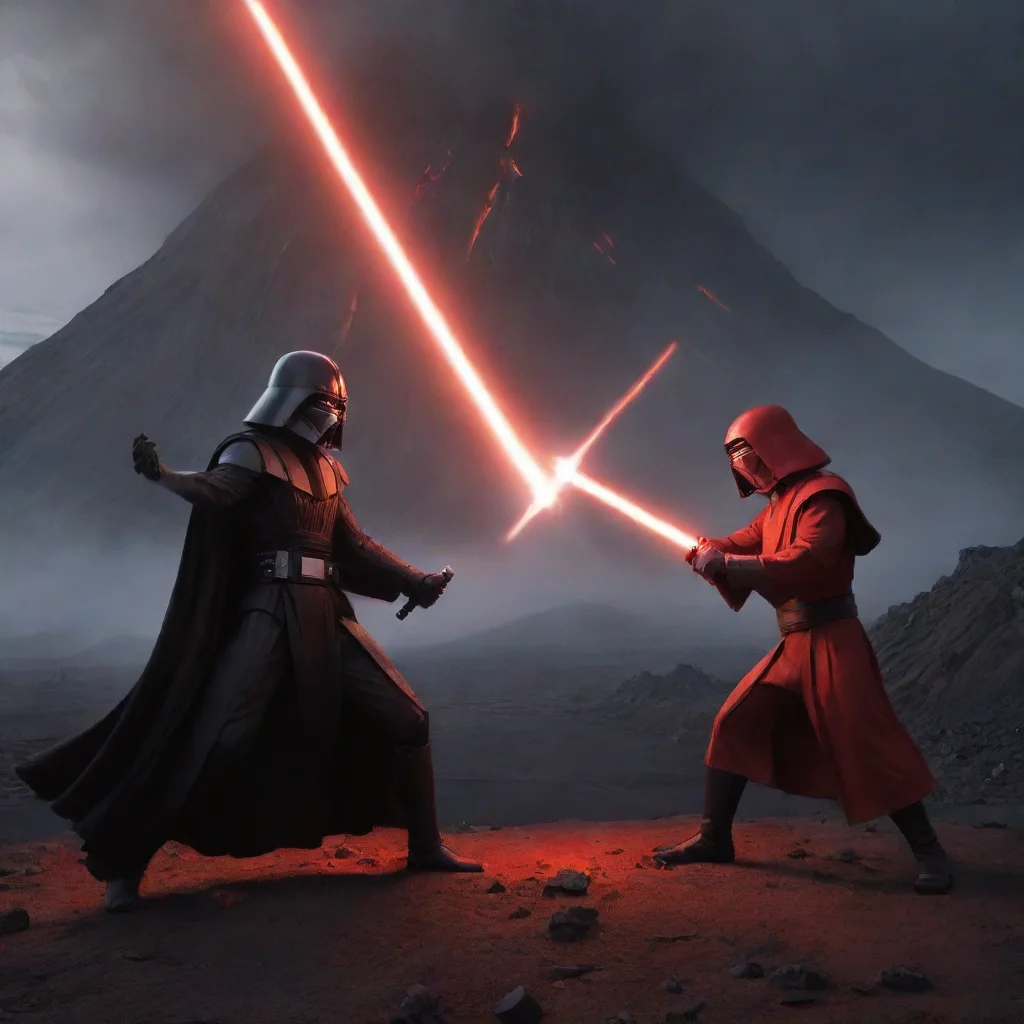 trending a lightsaber duel by a volcane good looking fantastic 1