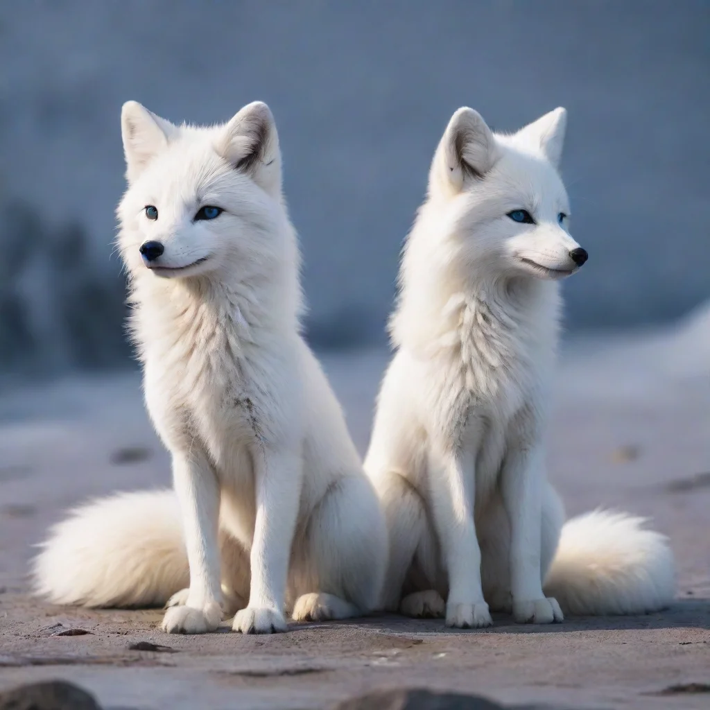 trending a pair of anthro arctic foxes good looking fantastic 1