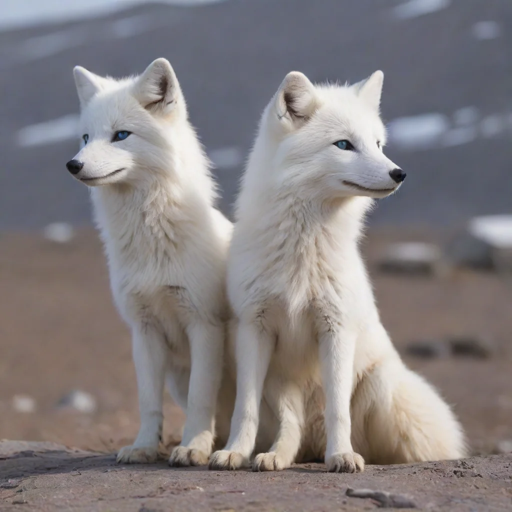 trending a pair of male anthro arctic foxes good looking fantastic 1