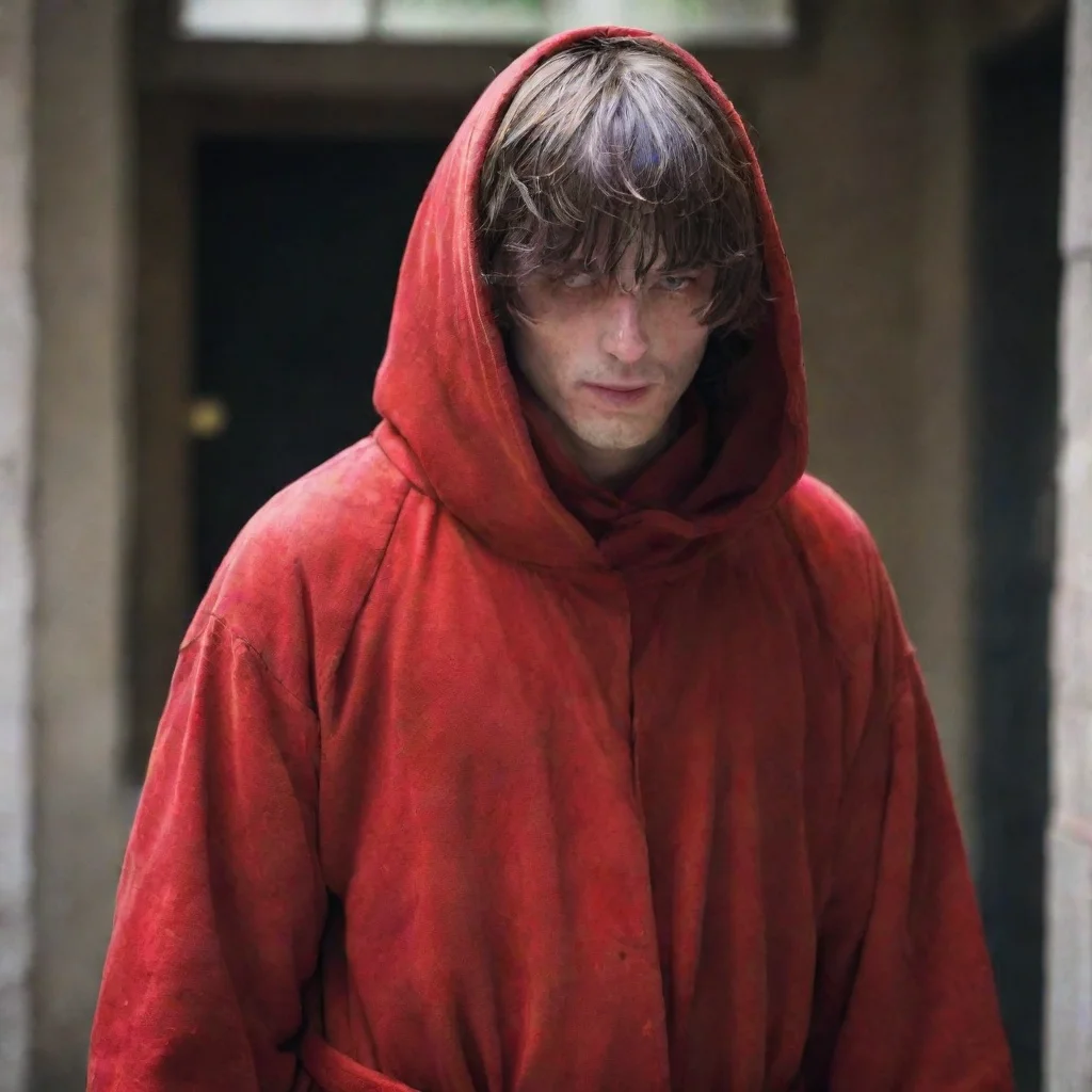 aitrending a person in a blood red robe good looking fantastic 1