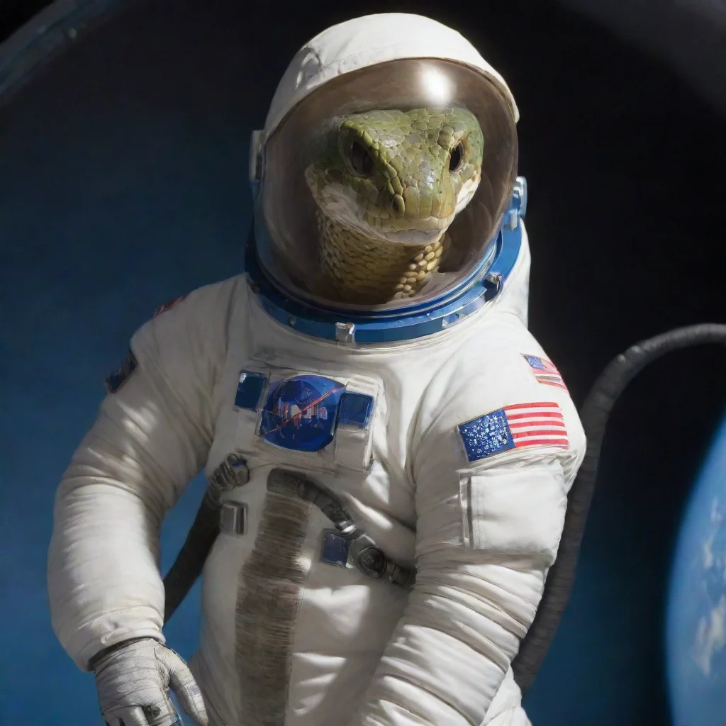 aitrending a snake in space suit good looking fantastic 1