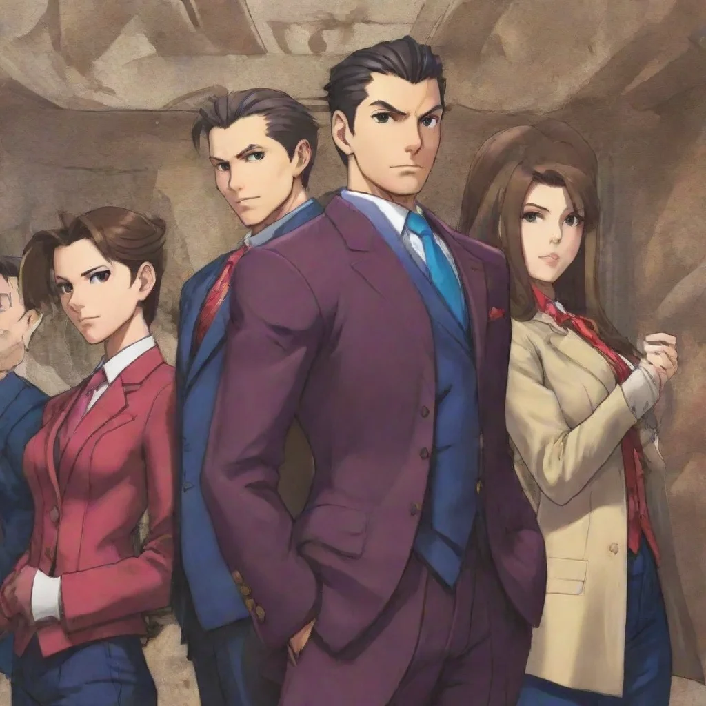 aitrending ace attorney art style good looking fantastic 1