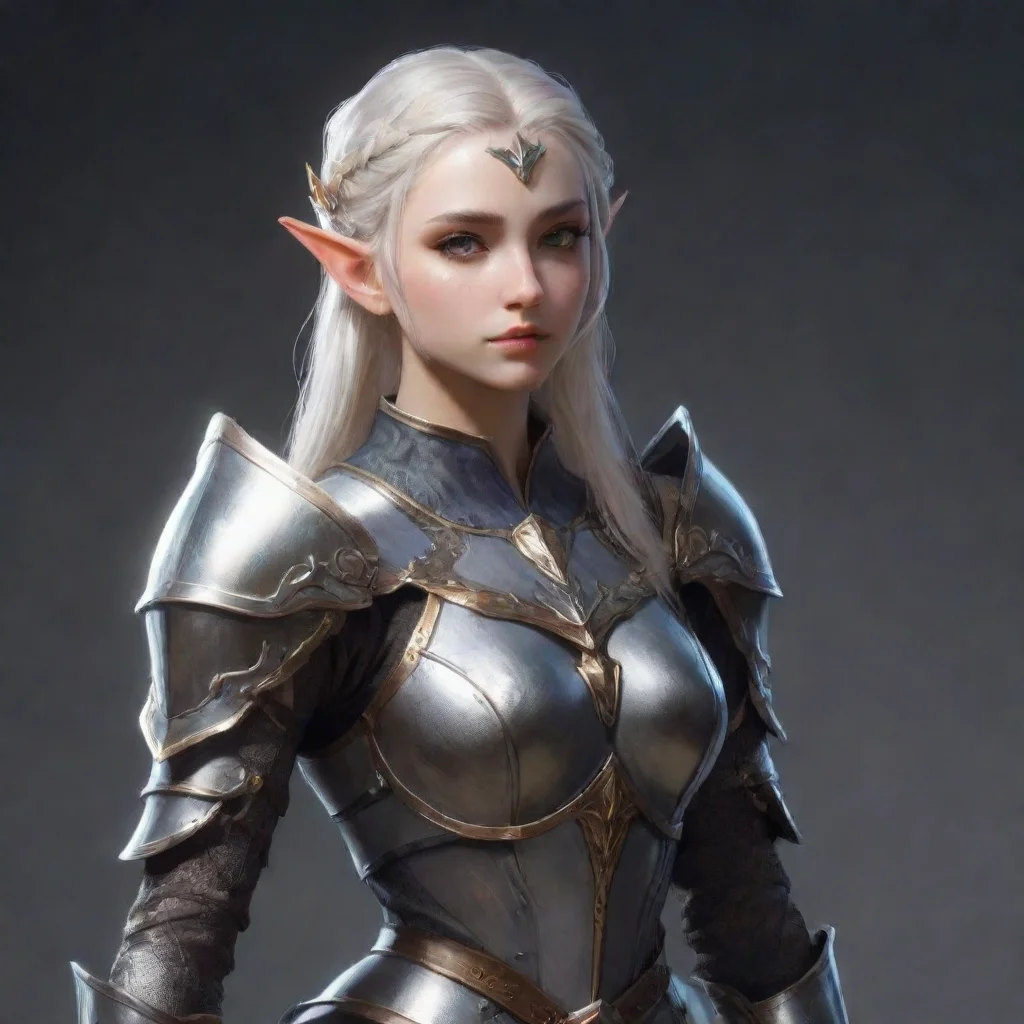 aitrending aesthetic character elf knight good looking fantastic 1