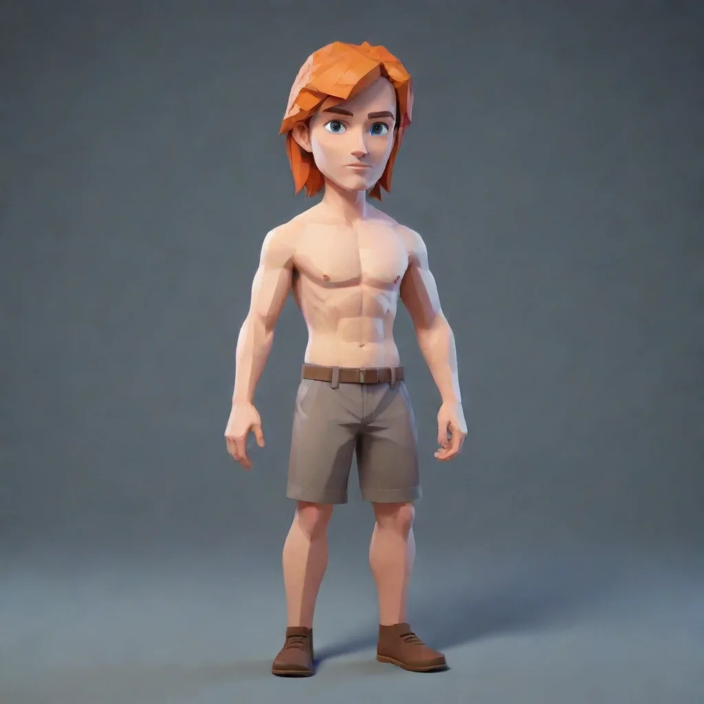 aitrending aesthetic character low poly good looking fantastic 1
