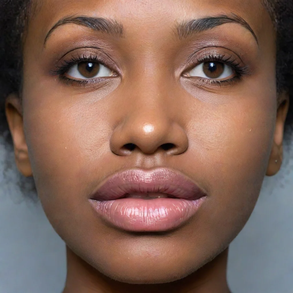 aitrending african woman huge deformed lips good looking fantastic 1