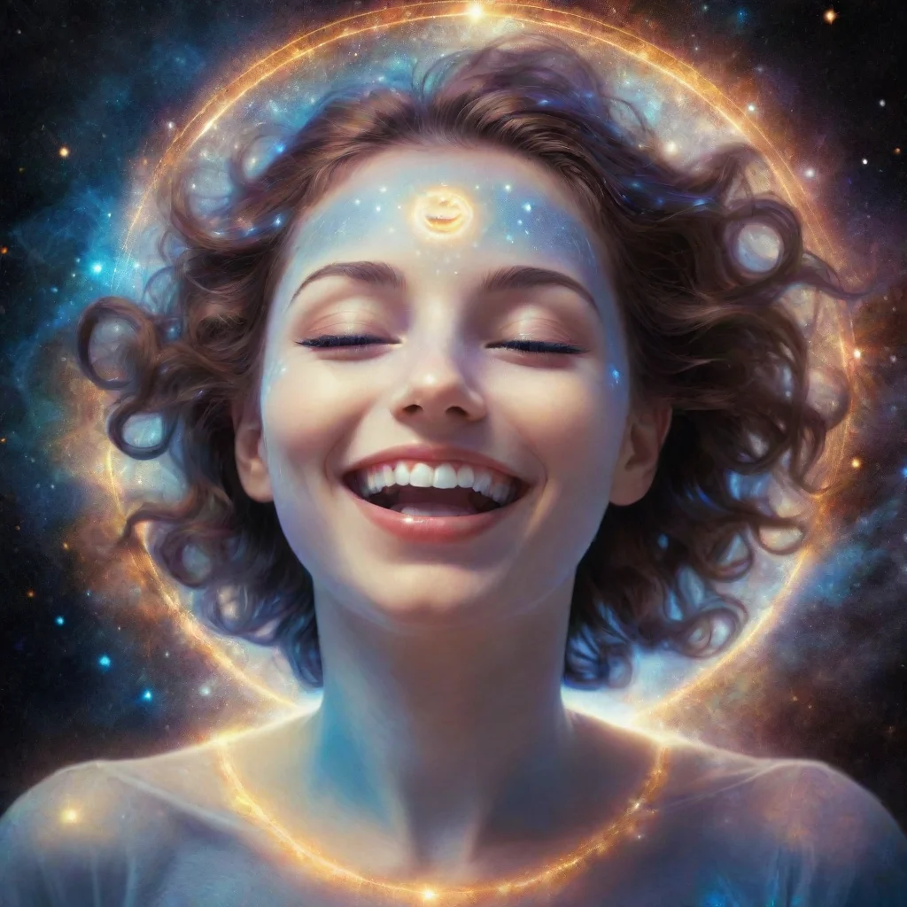 aitrending an astral being smiling but lying about where your soul is going good looking fantastic 1
