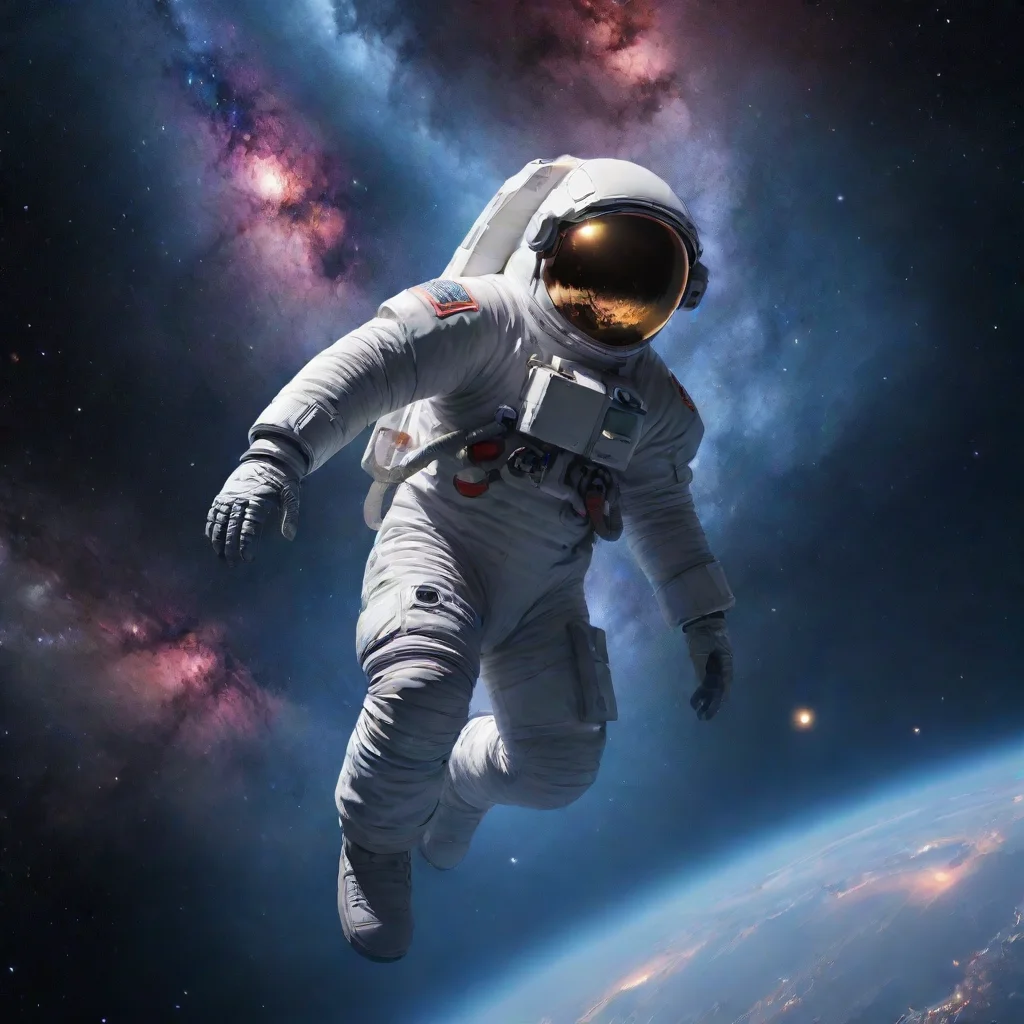 aitrending an astronaut%2C galaxy art%2C in the sky%2C 4k good looking fantastic 1