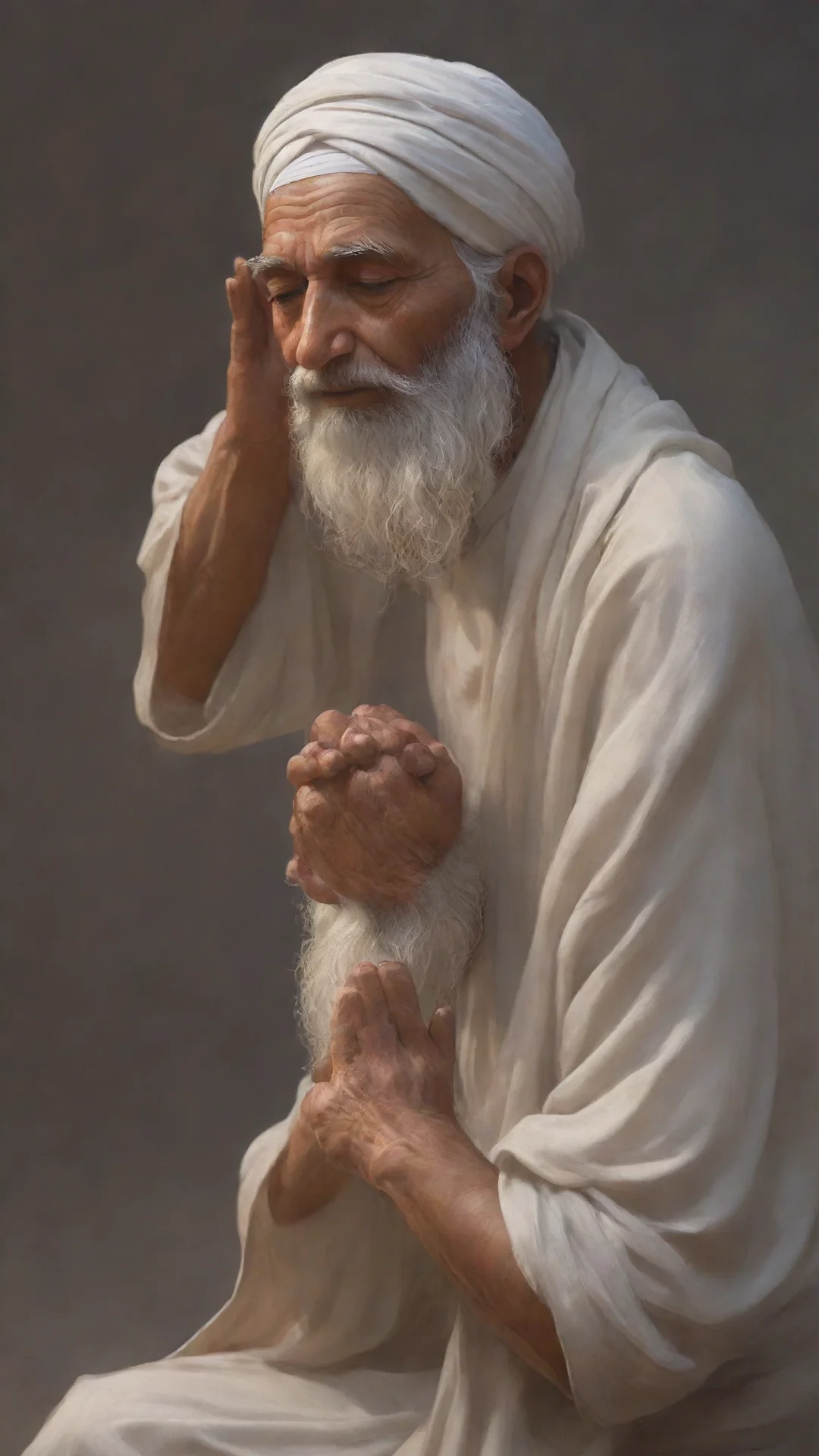 trending an old sikh man praying to god confident engaging wow artstation art 3 good looking fantastic 1 tall