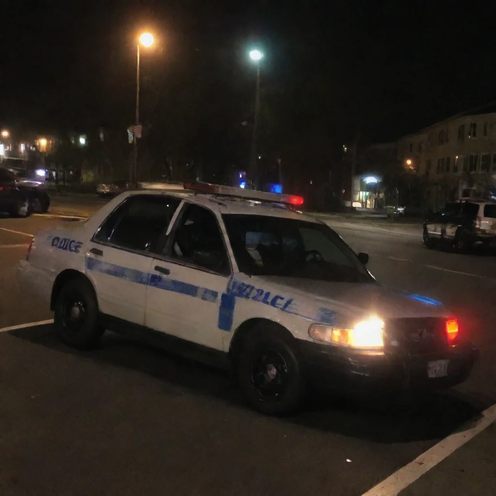 aitrending an upturned police car at night good looking fantastic 1