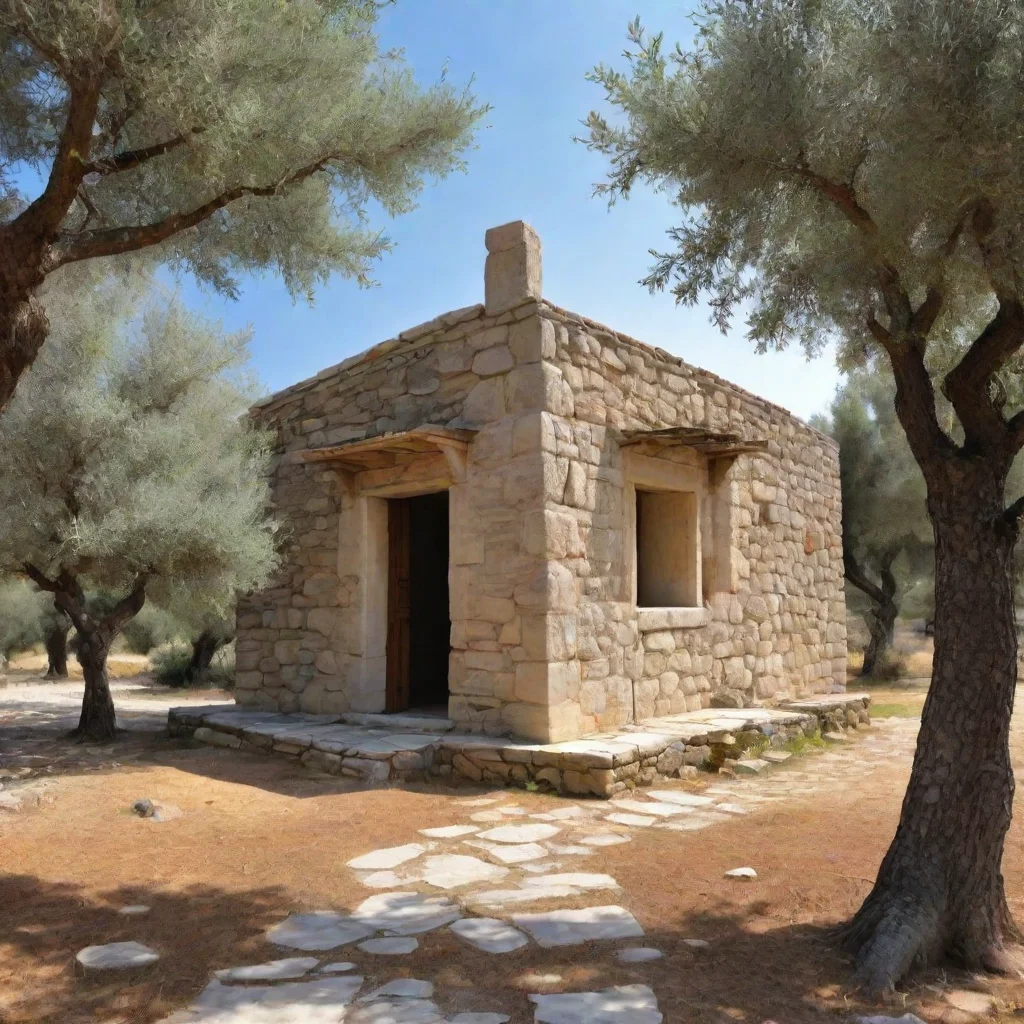 aitrending ancient greek architecture stone house in olive grove good looking fantastic 1
